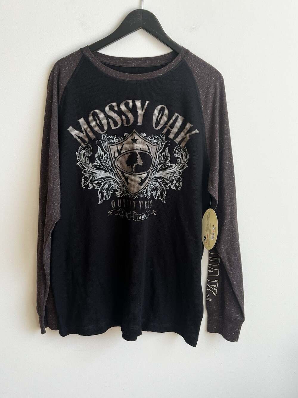 Mossy Oak Thermal Shirt Large Mens NWT Long Sleeves